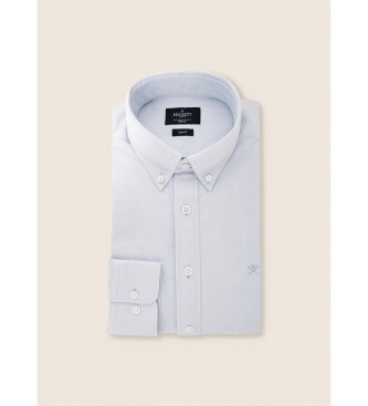 Hackett London Camisa oxford fit tailored azul