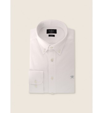Hackett London Klassiek overhemd Oxford wit