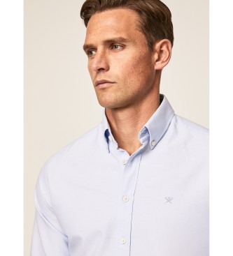 Hackett London Klasična modra srajca Oxford Fit