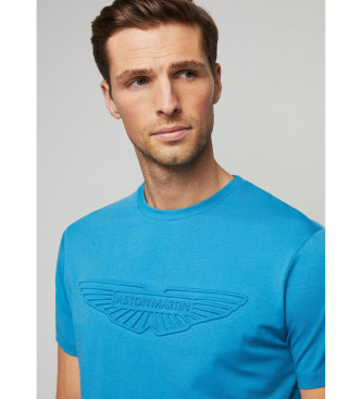 Hackett London Am Emboss T-shirt blau