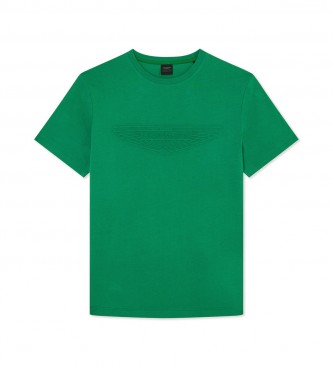 Hackett London AM Emboss T-shirt groen