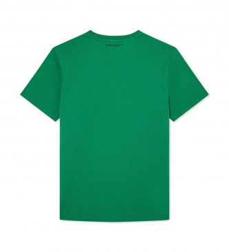 Hackett London T-shirt AM Emboss verde