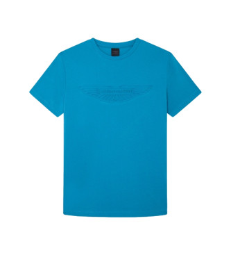 Hackett London T-shirt grafica Am blu