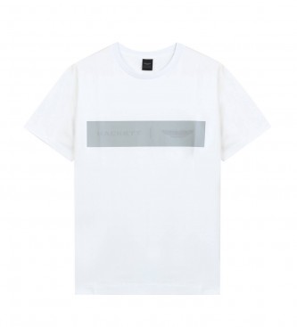 Hackett London Am Graphic T-shirt blanc