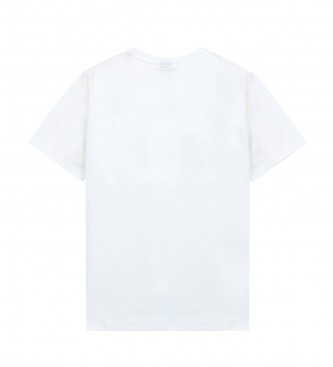 Hackett London Am Graphic T-shirt hvid