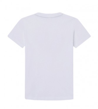Hackett London T-shirt AMR Car Trail blanc