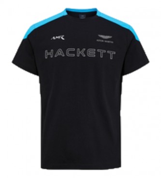 HACKETT Camiseta AMR Tour negro