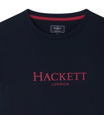 Hackett Camiseta Básica Logo Negro