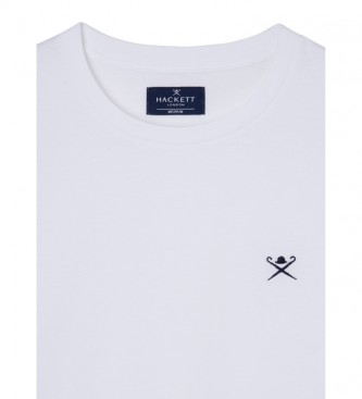 Hackett London Klassisches T-shirt wei