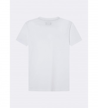 Hackett London T-shirt branca com o logotipo de Londres