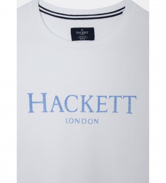 Hackett London Londen logo T-shirt wit