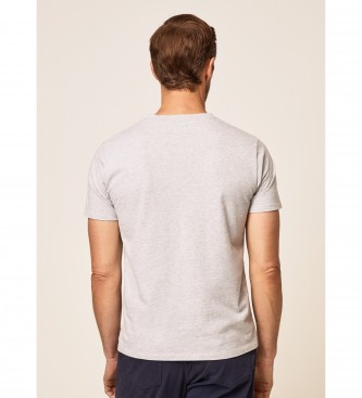Hackett London Grey sports T-shirt