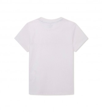 Hackett London T-shirt emboss blanc
