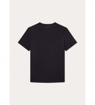 Hackett London Emboss T-shirt zwart