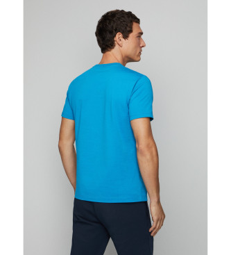 Hackett London Koszulka Essential w kolorze niebieskim