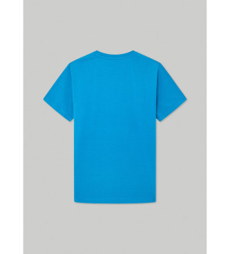 Hackett London Koszulka Essential w kolorze niebieskim