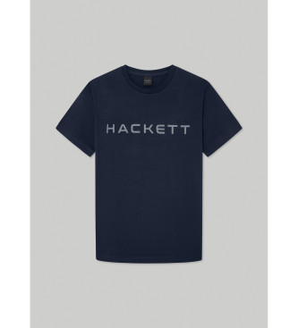 Hackett London Koszulka Essential w kolorze granatowym