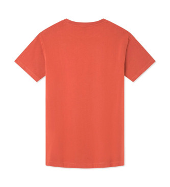 Hackett London Essential T-shirt orange