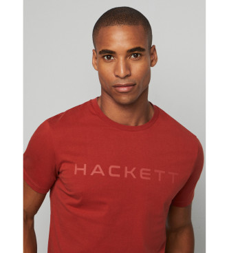 Hackett London T-shirt Essential pomarańczowy