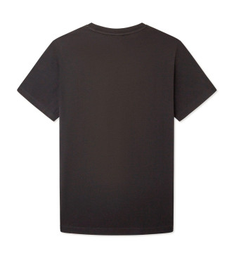 Hackett London Majica Essential T-shirt črna
