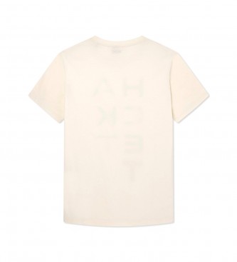 Hackett London T-shirt grafica bianca