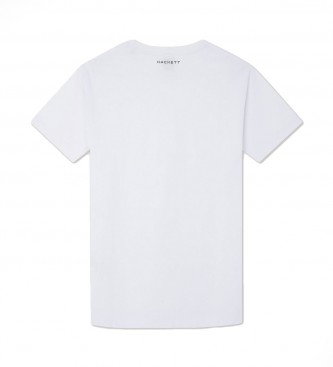 Hackett London Koszulka z grafiką biała