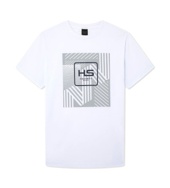 Hackett London Grafisch T-shirt wit