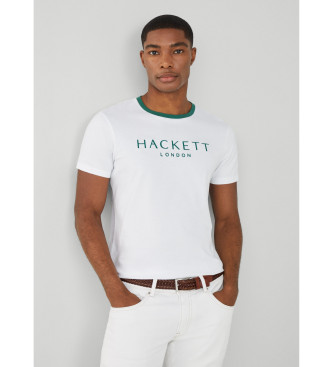 Hackett London Camiseta Heritage Classic blanco
