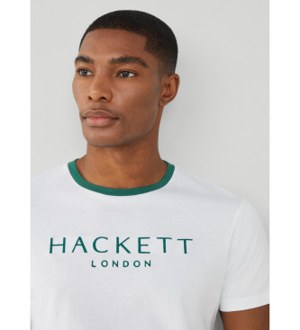 Hackett London Camiseta Heritage Classic blanco