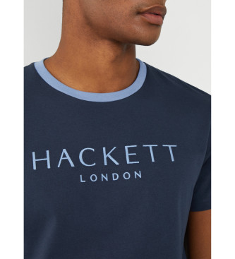 Hackett London T-shirt clssica Heritage azul-marinho
