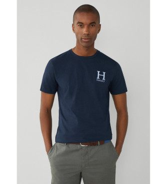 Hackett London Granatowa koszulka Heritage H