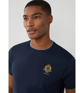 Hackett London T-shirt Heritage con logo blu scuro