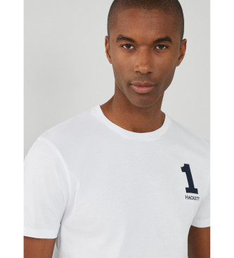Hackett London Camiseta Heritage Number blanco