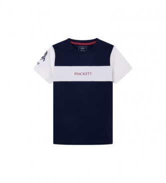 Hackett London Heritage-T-Shirt Marinebordre