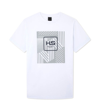 Hackett London Hs Grafik-T-Shirt wei