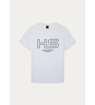 Hackett London T-shirt com logtipo Hs branco