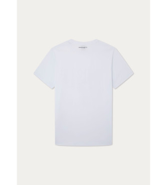 Hackett London Camiseta Hs Logo blanco