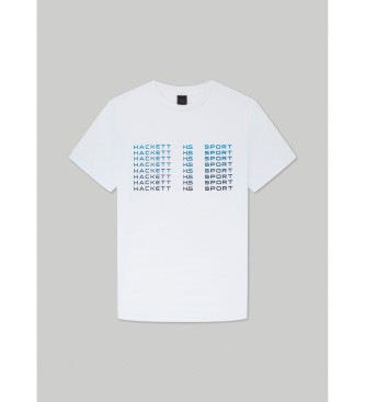 Hackett London T-shirt Hs Logo Fade hvid