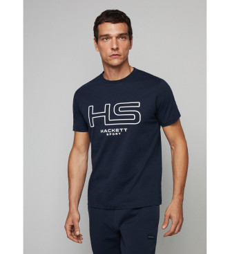 Hackett London T-shirt Hs Logo marinbl