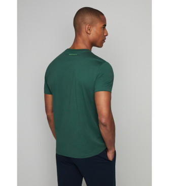 Hackett London T-shirt com logtipo Hs verde