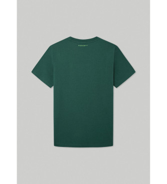 Hackett London Hs T-shirt med logotyp grn