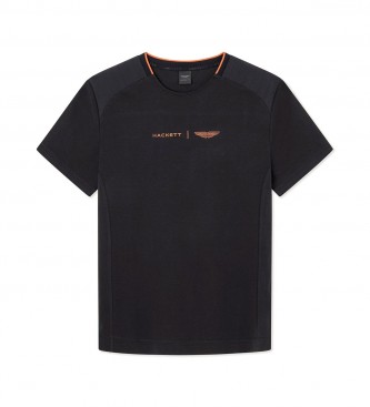 Hackett Camiseta Hybrid negro - Tienda Esdemarca calzado, moda y