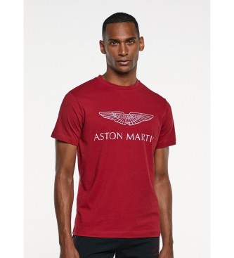 HACKETT T-shirt com o logótipo Aston Martin, vermelho