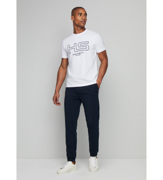 Hackett London Majica z logotipom bela