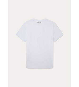 Hackett London Majica z logotipom bela