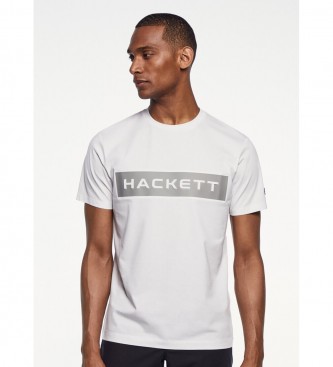 Hackett London Majica z logotipom Print white