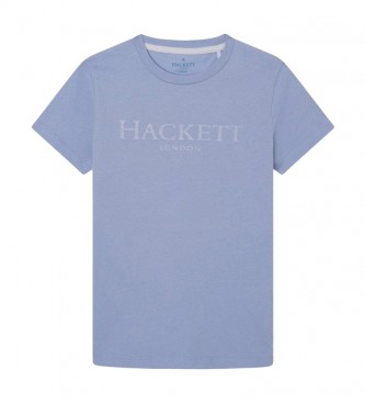 Hackett London T-shirt Maxi Logo blauw