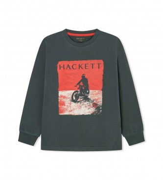 Hackett London T-shirt Motorbike grn