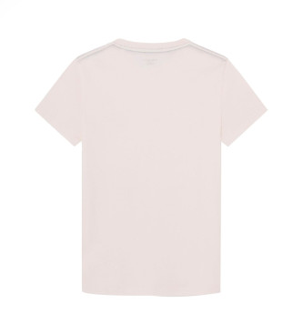 Hackett London T-shirt com logtipo pequeno branco