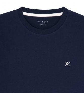 Hackett London T-shirt med lille logo navy